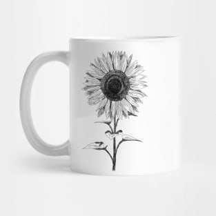 Hand drawn Sunflower Mug